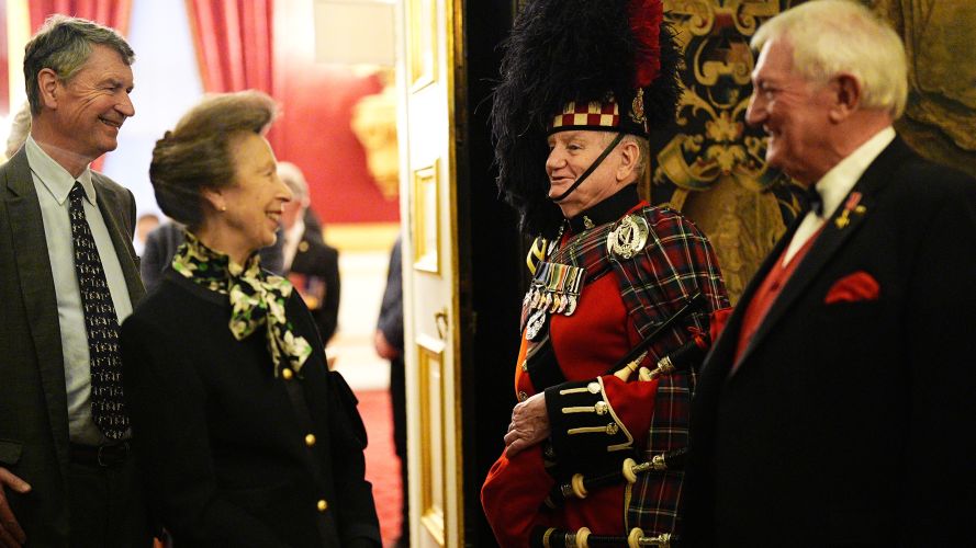 Princess Anne at Not Forgotten Association